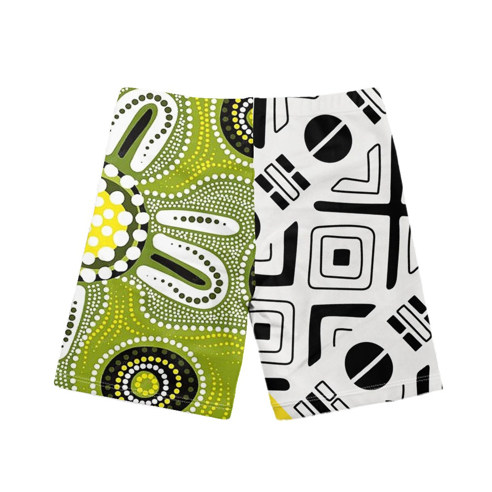 Bermuda de Bain Garçon | Aboriginal et Modern Fusion | Nanayé