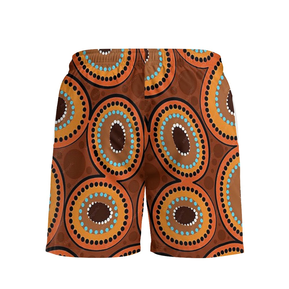 Bermuda de Bain Homme | Tribal Mosaic | Nanayé