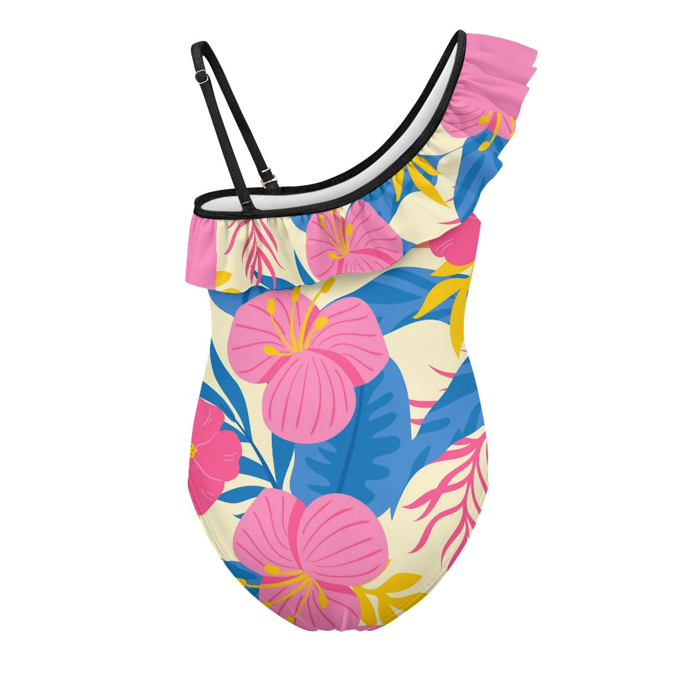 Girls' One-Piece Swimsuit | Signature Cutouts | Nanayé