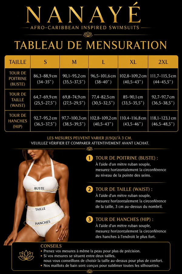 Maillot 2 Pièces Femme | Bikini Taille Haute Olive et Terracotta | Nanayé