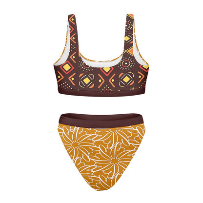 Maillot 2 Pièces Femme | Terracotta Bloom | Nanayé
