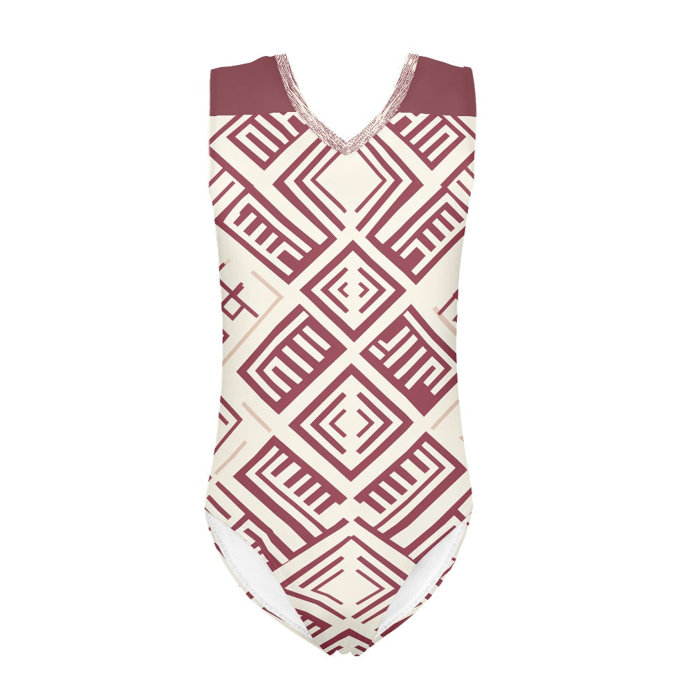 Maillot de Bain 1 Pièce Fille | Heritage Geometry Junior | Nanayé