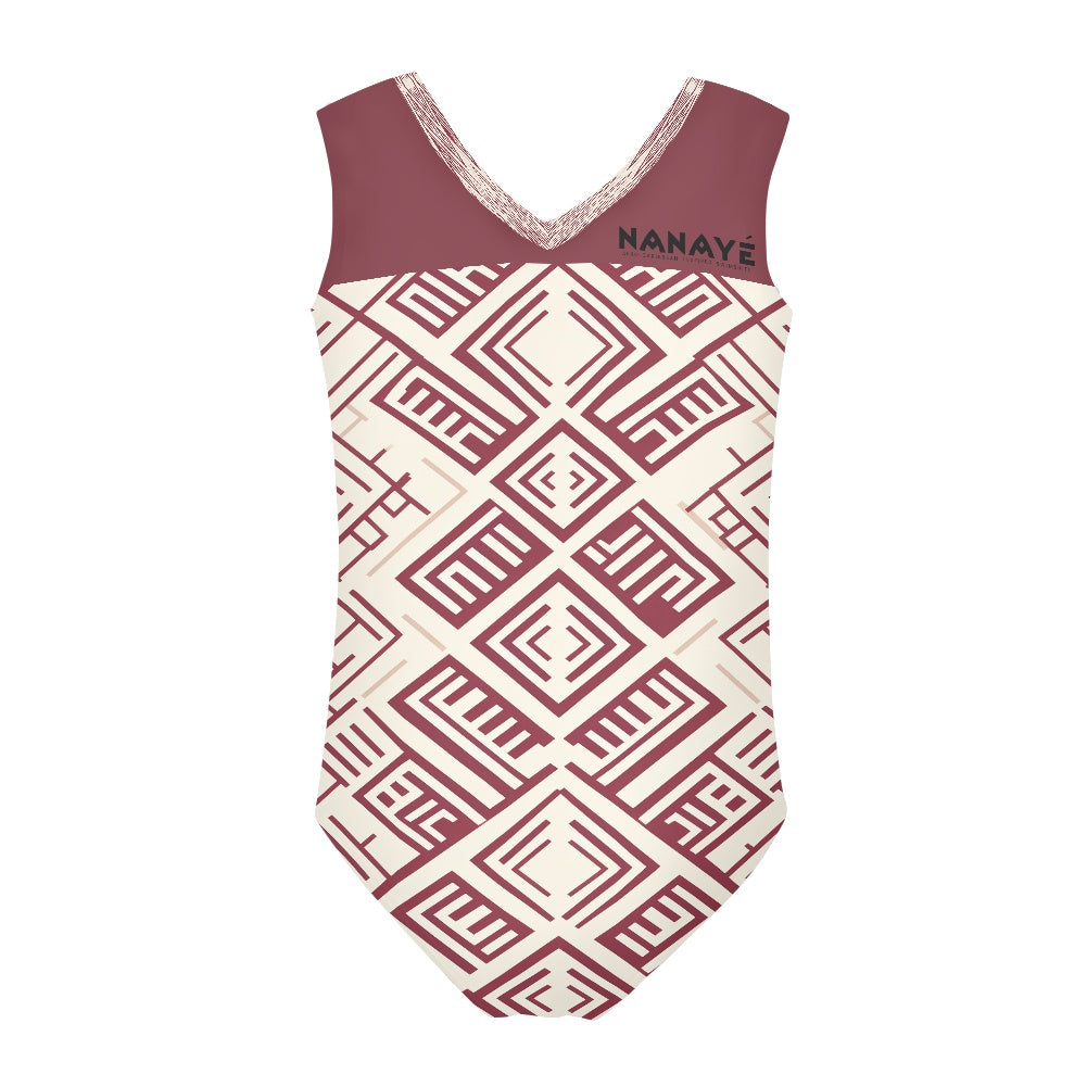 Maillot de Bain 1 Pièce Fille | Heritage Geometry Junior | Nanayé
