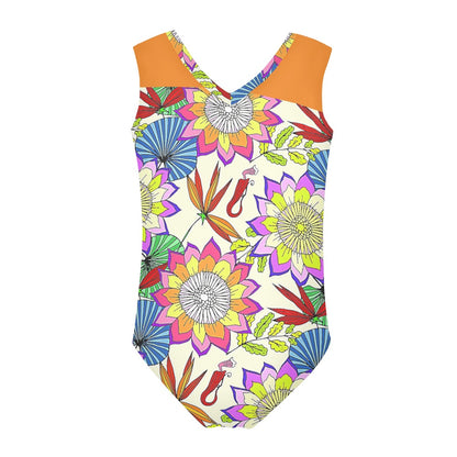 Maillot de Bain 1 Pièce Fille | Botanical Sunrise Junior | Nanayé