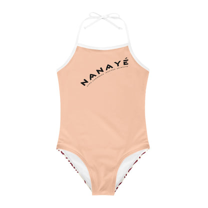 Maillot de Bain 1 Pièce Fille | Terracotta Labyrinth Junior | Nanayé