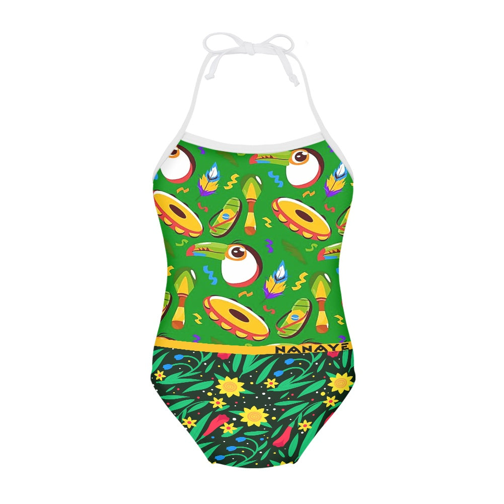 Girls' One-Piece Swimsuit | Signature Cutouts | Nanayé