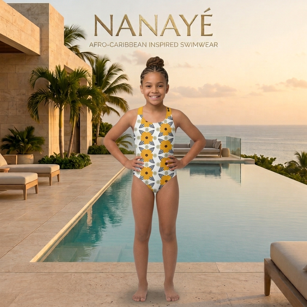 Maillot de Bain 1 Pièce Fille | Bloom Garden Junior | Nanayé