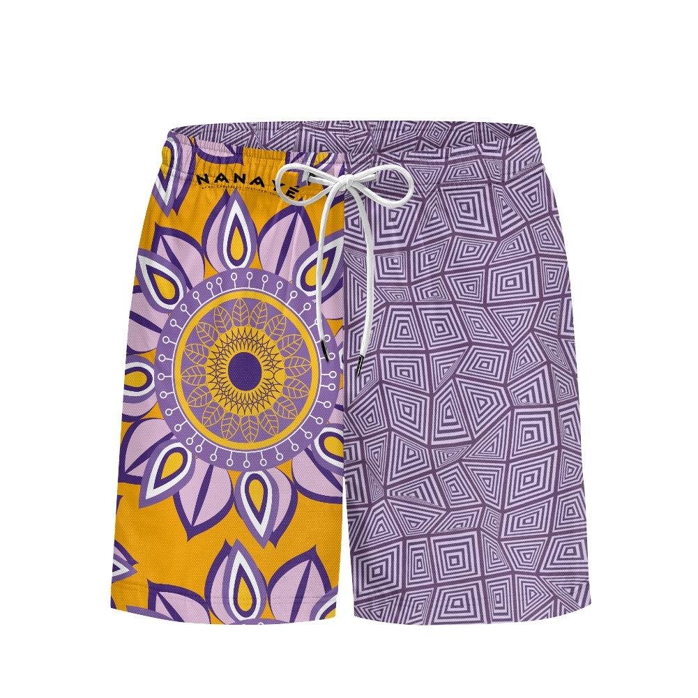 Bermuda de Bain Homme | Violet Mandala | Nanayé