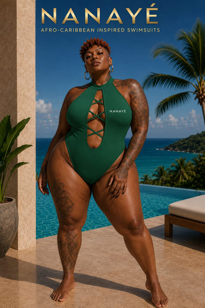 Maillot de Bain 1 pièce à lanières par Nanayé