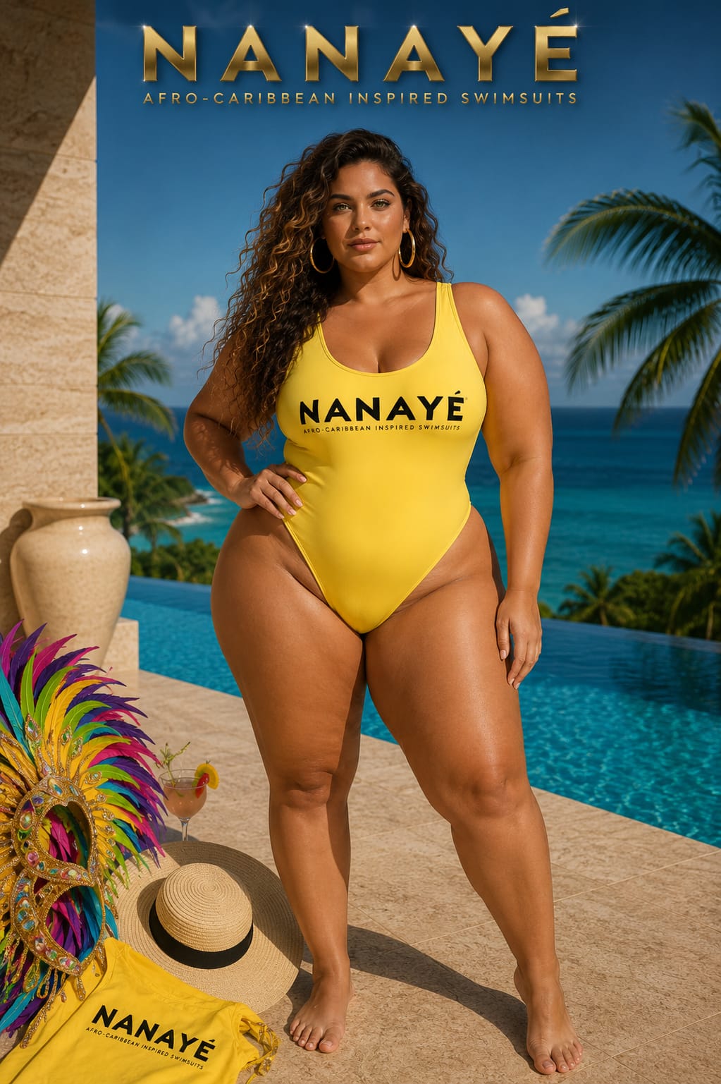 Rosé Nanayé One-Piece Swimsuit