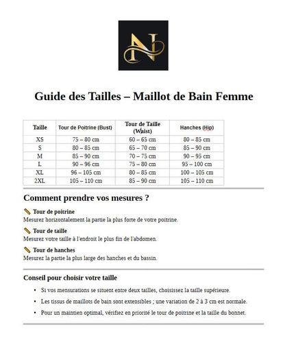 Maillot à confectionner avec notre styliste