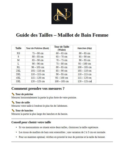 Maillot à confectionner avec notre styliste