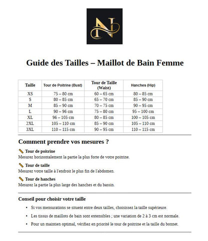 Maillot à confectionner avec notre styliste