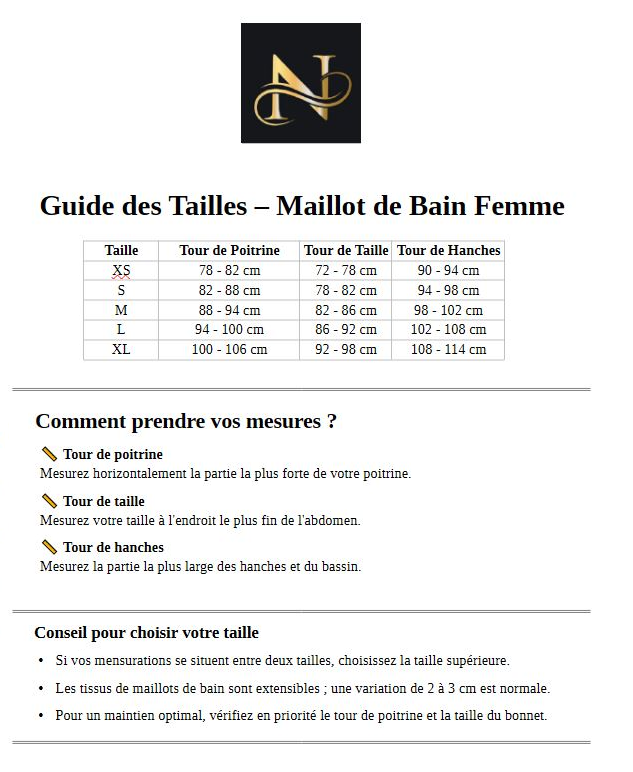Maillot de Bain 1 pièce à lanières par Nanayé