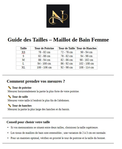 Maillot de Bain 1 pièce à lanières par Nanayé