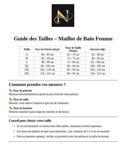 Maillot de Bain 2 pièces Géométrique par Nanayé