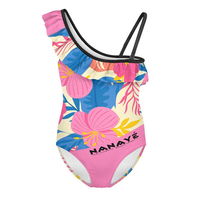 Girls' One-Piece Swimsuit | Signature Cutouts | Nanayé